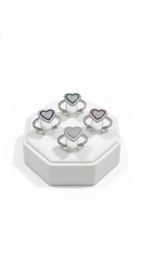 ANELLO CUORE LOVE