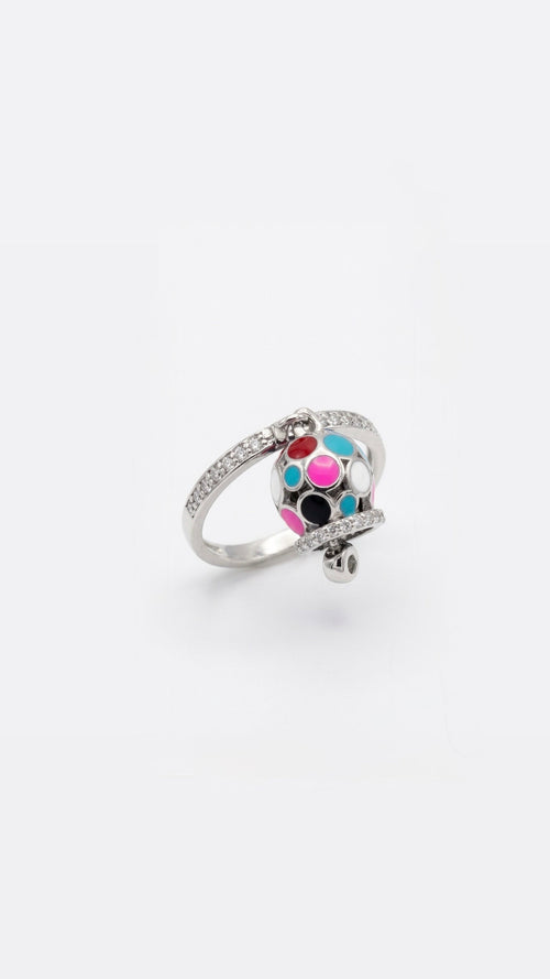 ANELLO CAMPANELLA MULTICOLORE