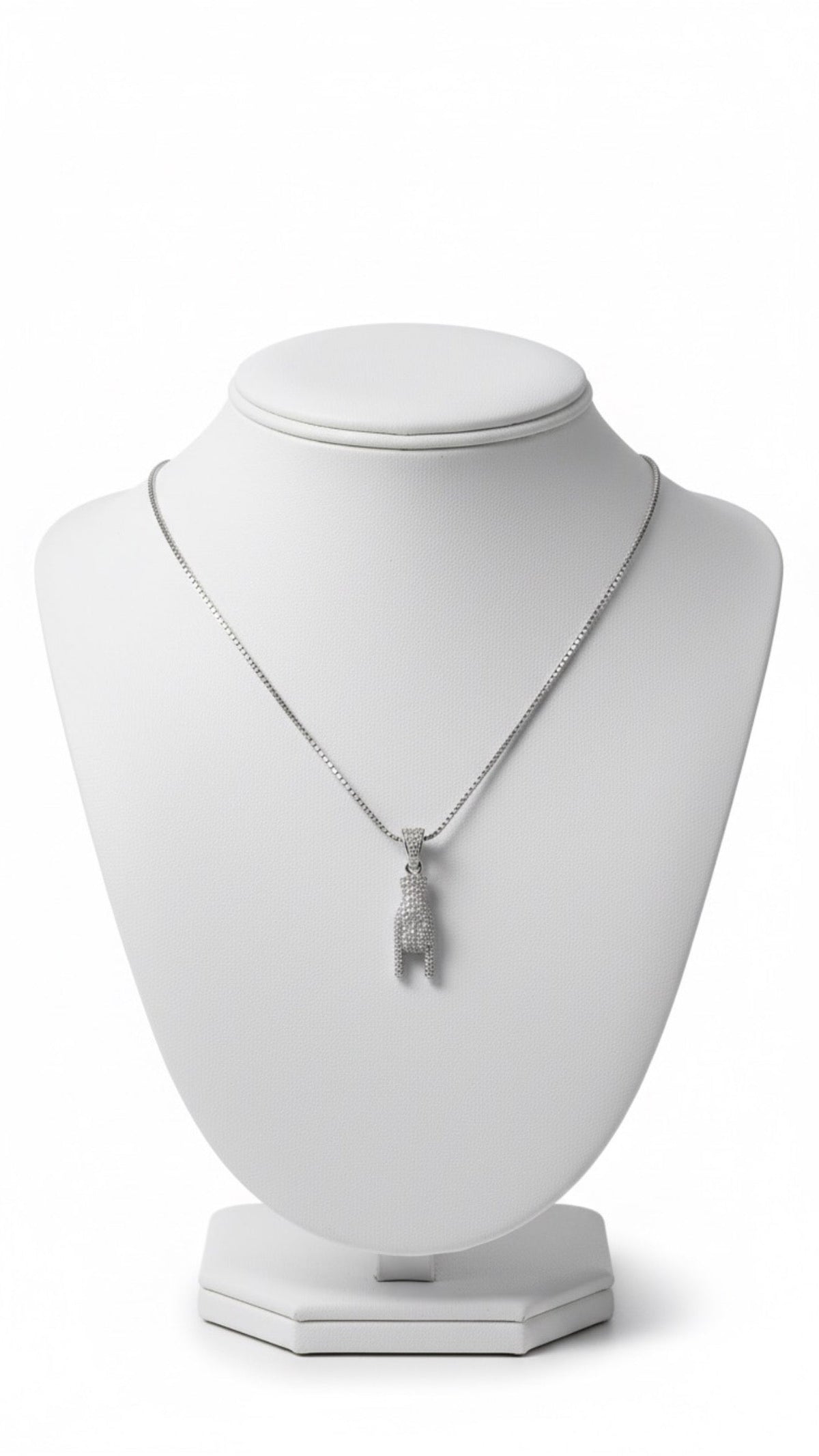 COLLANA CORNA ZIRCONATA