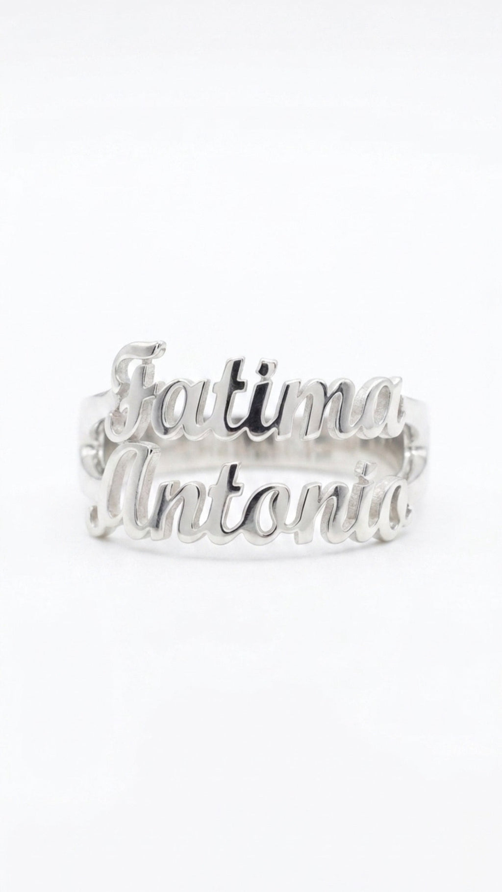 ANELLO DOPPIO NOME PERSONALIZZABILE